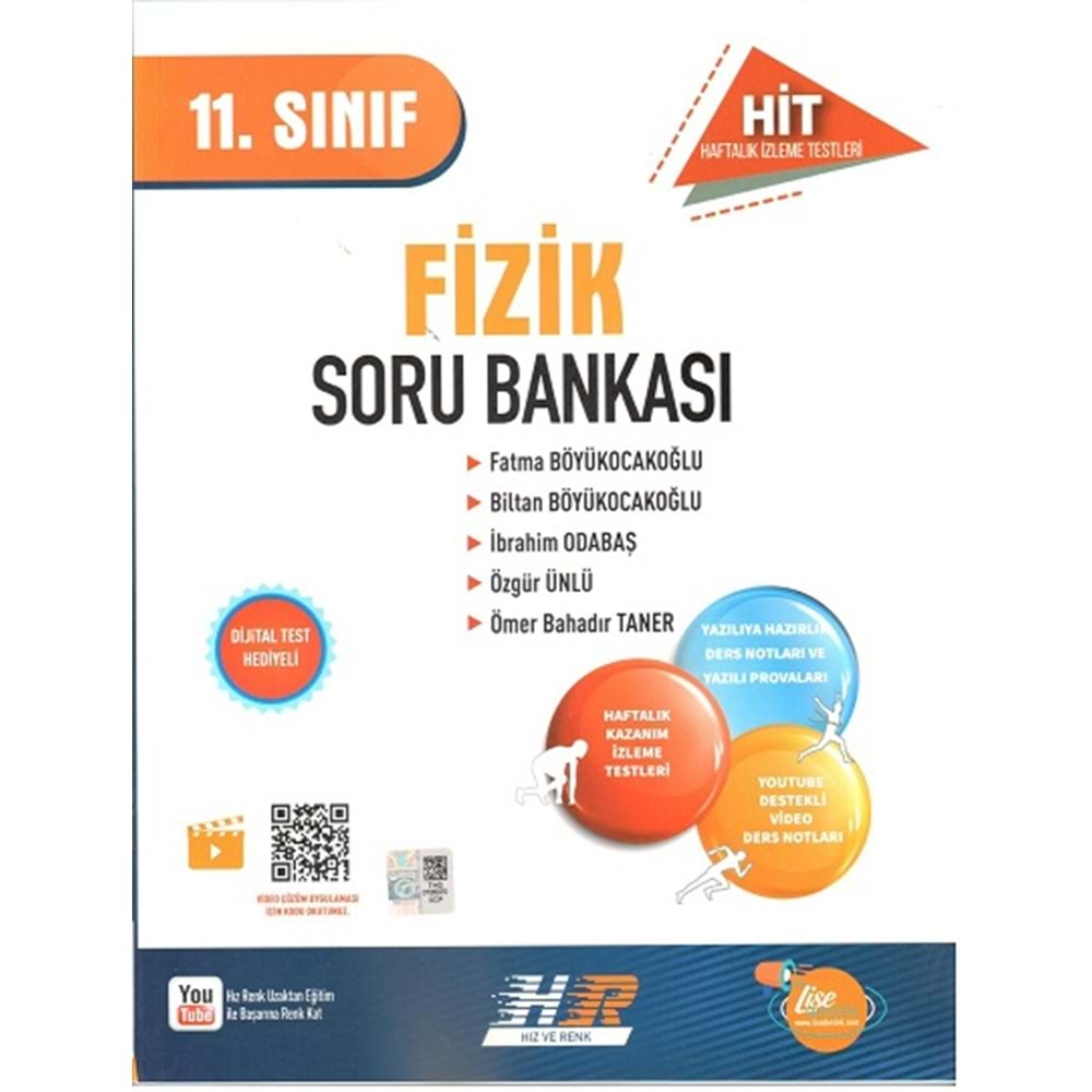 HIZ VE RENK 11.SINIF FİZİK HİT SORU BANKASI-2025