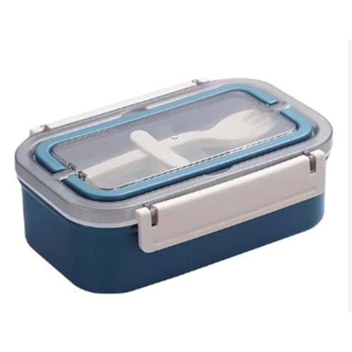 VAGONLİFE 800 ML 2 BÖLMELİ PASLANMA ÇELİK LUNCH BOX BESLENME KABI-VGN493