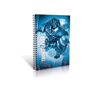 GIPTA TRANSFORMERS SPİRALLİ A6 DEFTER 80 YAPRAK ÇİZGİLİ 5774