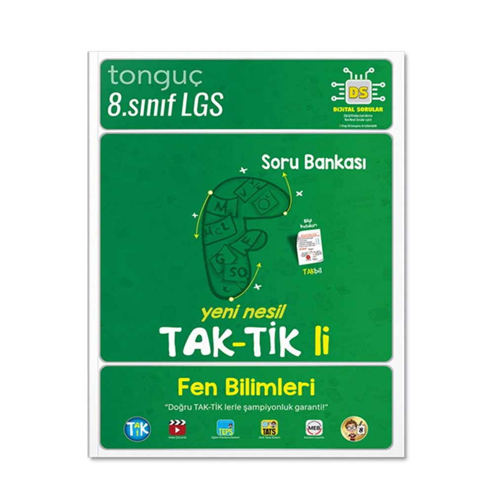 TONGUÇ 8.SINIF FEN BİLİMLERİ TAKTİKLİ SORU BANKASI