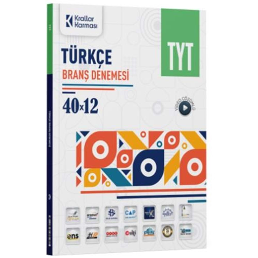 KRALLAR KARMASI TYT TÜRKÇE 40*12 BRANŞ DENEMESİ-2025