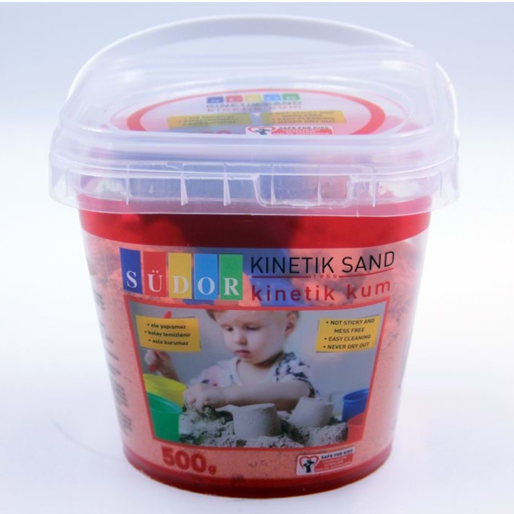 SÜDOR KİNETİK KUM RENKLİ KOVALI 500 GR TURUNCU-KS02-6