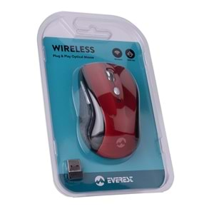 EVEREST SMW-666 USB BEYAZ 2.4 GHZ OPTİK KABLOSUZ MOUSE