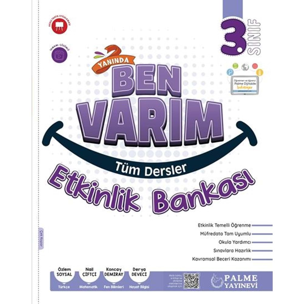 PALME 3.SINIF YANINDA BEN VARIM TÜM DERSLER ETKİNLİK BANKASI