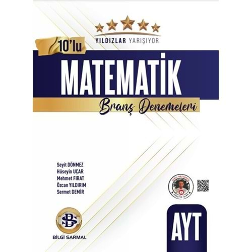 BİLGİ SARMAL AYT MATEMATİK YILDIZLAR YARIŞIYOR 10 LU BRANŞ DENEMELERİ-2025