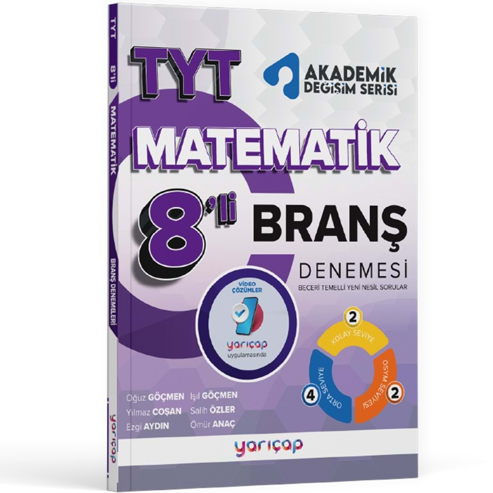 YARIÇAP TYT MATEMATİK 8 Lİ BRANŞ DENEMESİ-2025